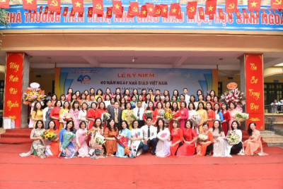 Lễ kỉ niệm 40 năm Ngày Nhà giáo Việt Nam 20/11 trường zingplay tiến lên
